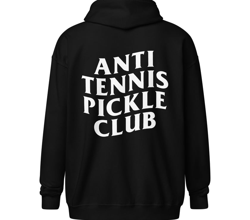 Anti Tennis Pickleball Club Unisex heavy blend zip hoodie