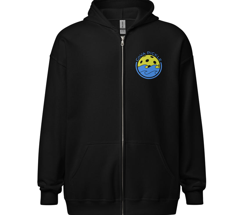 CoVA Pickle Ball & Waves Unisex heavy blend zip hoodie