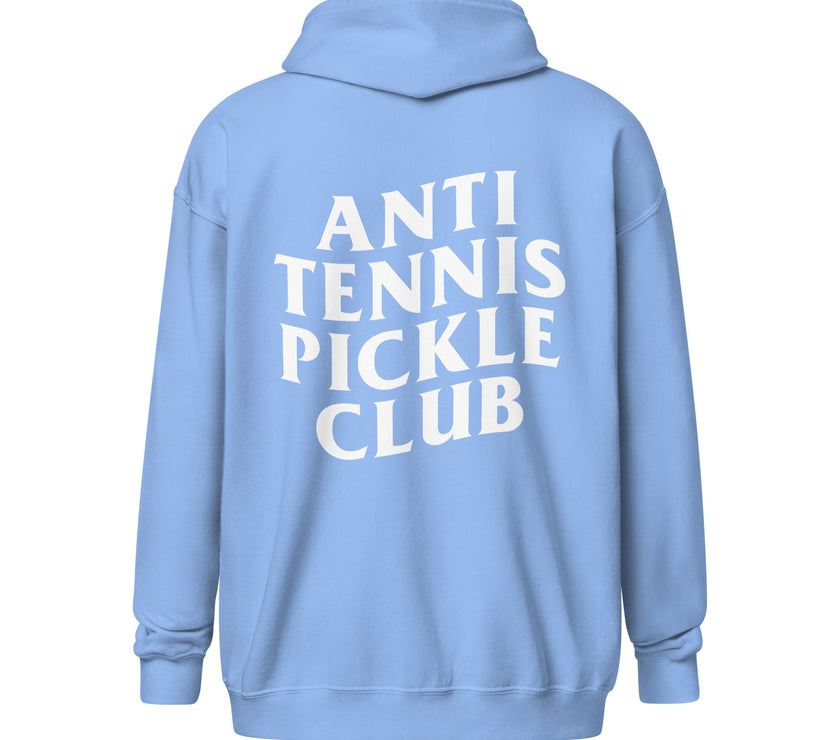 Anti Tennis Pickleball Club Unisex heavy blend zip hoodie