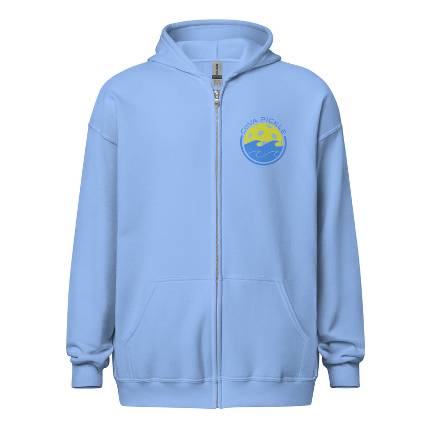 CoVA Pickle Ball & Waves Unisex heavy blend zip hoodie