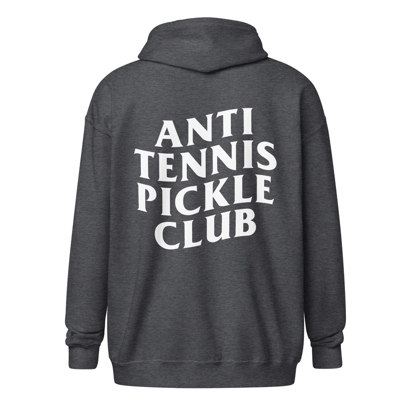 Anti Tennis Pickleball Club Unisex heavy blend zip hoodie