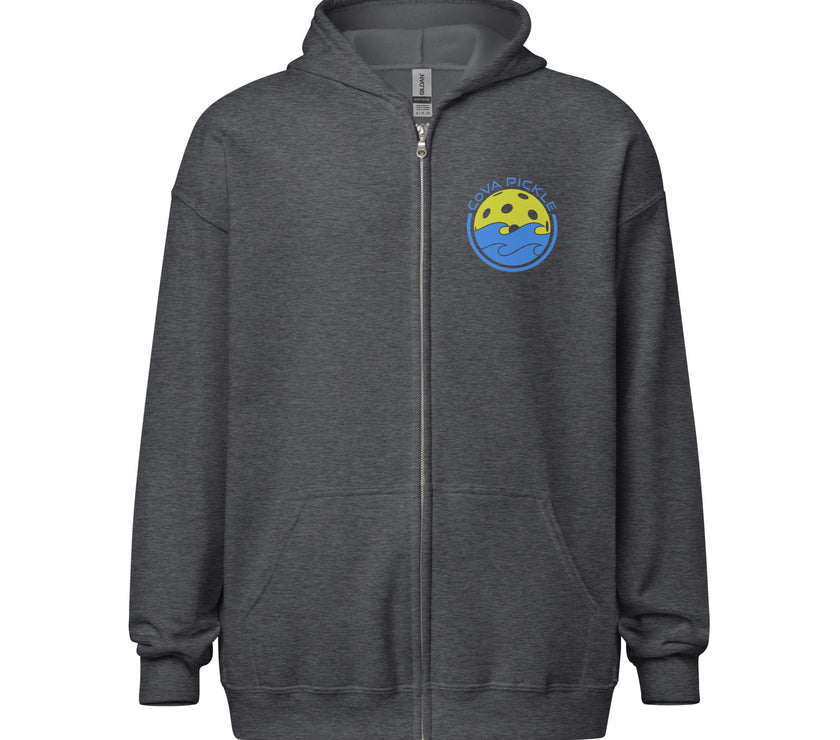 CoVA Pickle Ball & Waves Unisex heavy blend zip hoodie