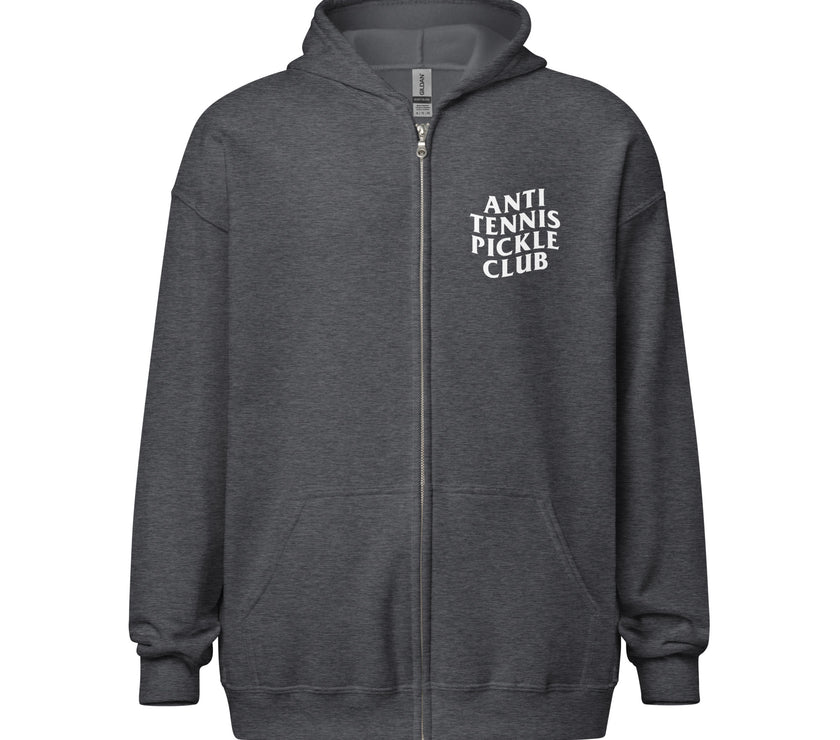 Anti Tennis Pickleball Club Unisex heavy blend zip hoodie