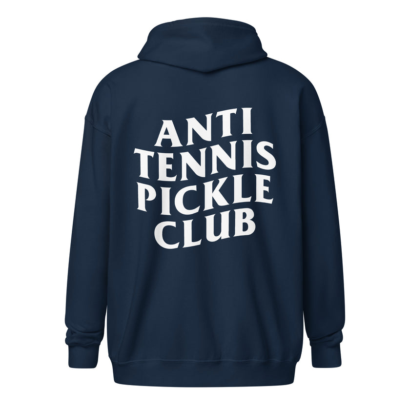 Anti Tennis Pickleball Club Unisex heavy blend zip hoodie