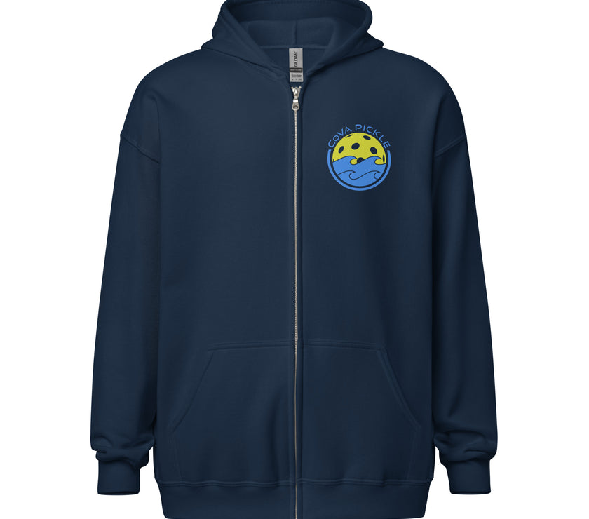 CoVA Pickle Ball & Waves Unisex heavy blend zip hoodie