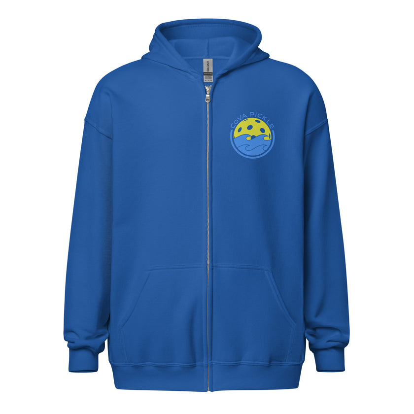 CoVA Pickle Ball & Waves Unisex heavy blend zip hoodie