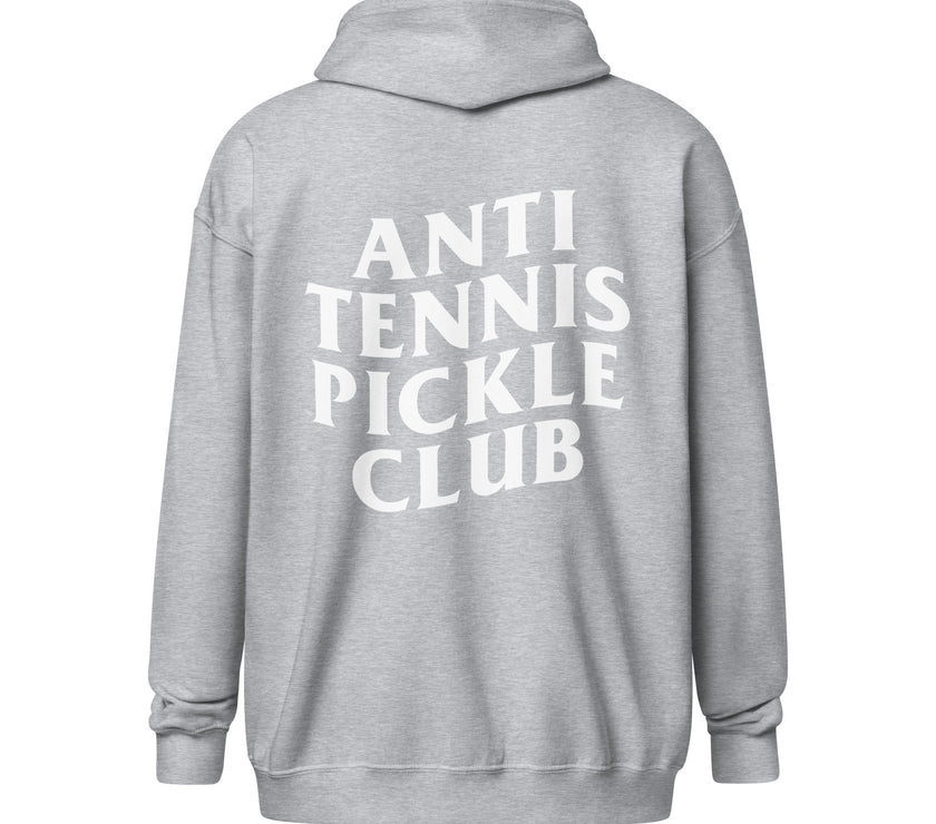 Anti Tennis Pickleball Club Unisex heavy blend zip hoodie