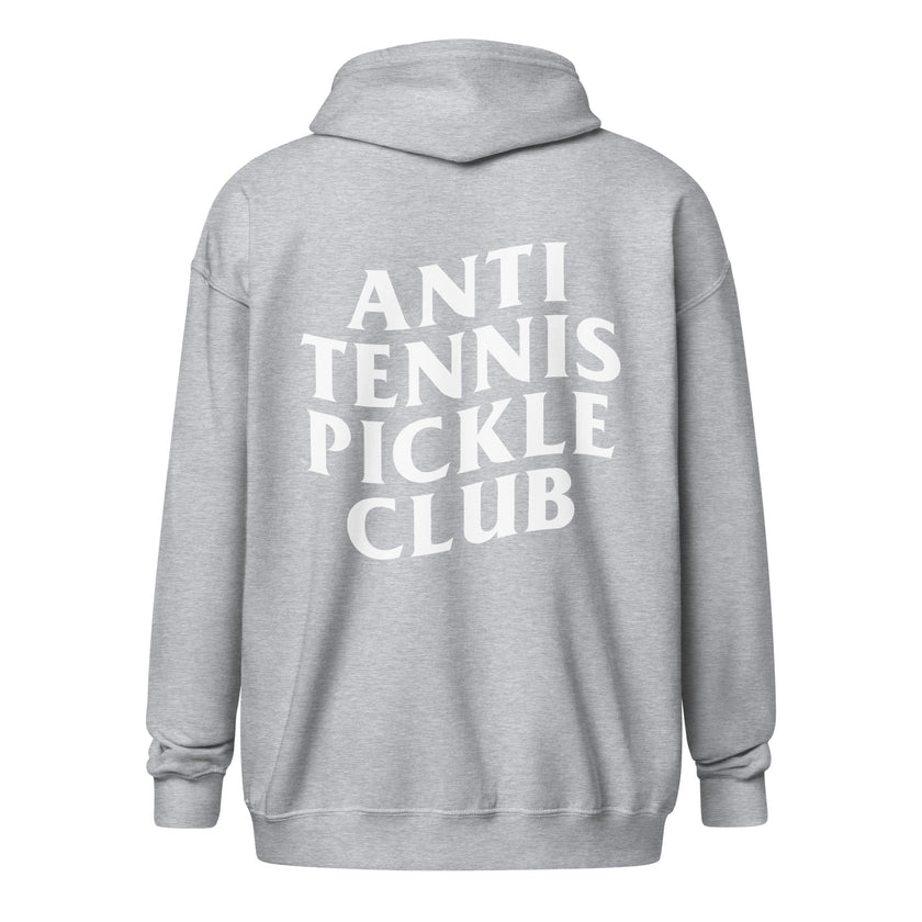 Anti Tennis Pickleball Club Unisex heavy blend zip hoodie