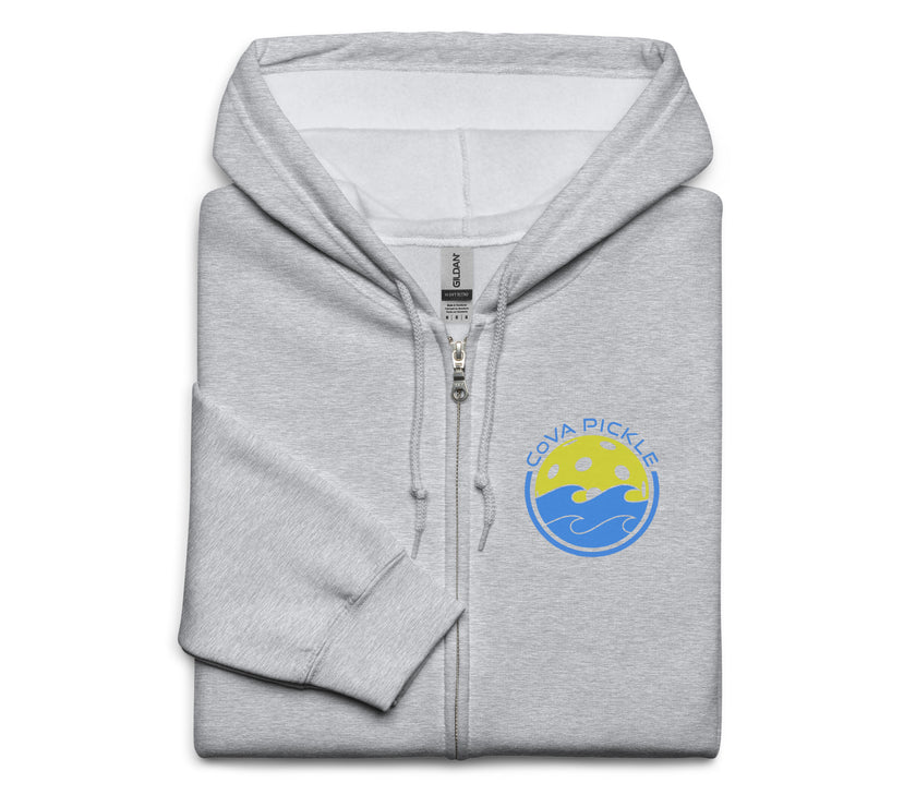 CoVA Pickle Ball & Waves Unisex heavy blend zip hoodie