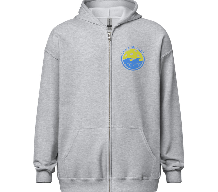 CoVA Pickle Ball & Waves Unisex heavy blend zip hoodie