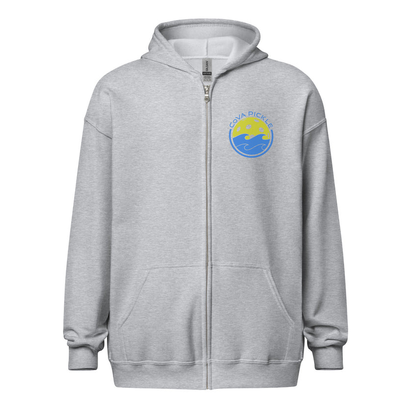 CoVA Pickle Ball & Waves Unisex heavy blend zip hoodie