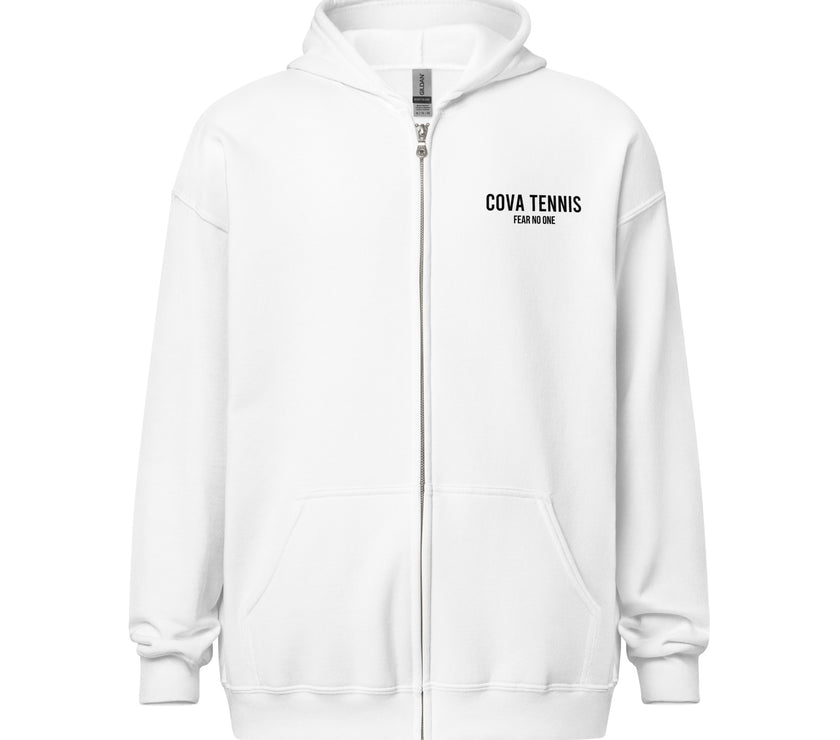 Fear No One CoVA Tennis Unisex heavy blend zip hoodie