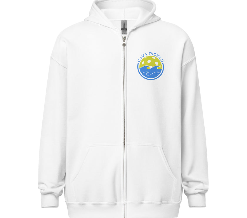 CoVA Pickle Ball & Waves Unisex heavy blend zip hoodie