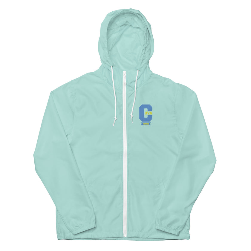 Varsity C CoVA Tennis Unisex lightweight zip up windbreaker