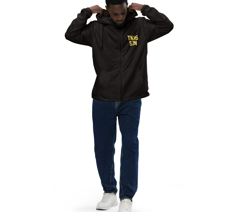 TNNS SZN Unisex lightweight zip up windbreaker by CoVA Tennis