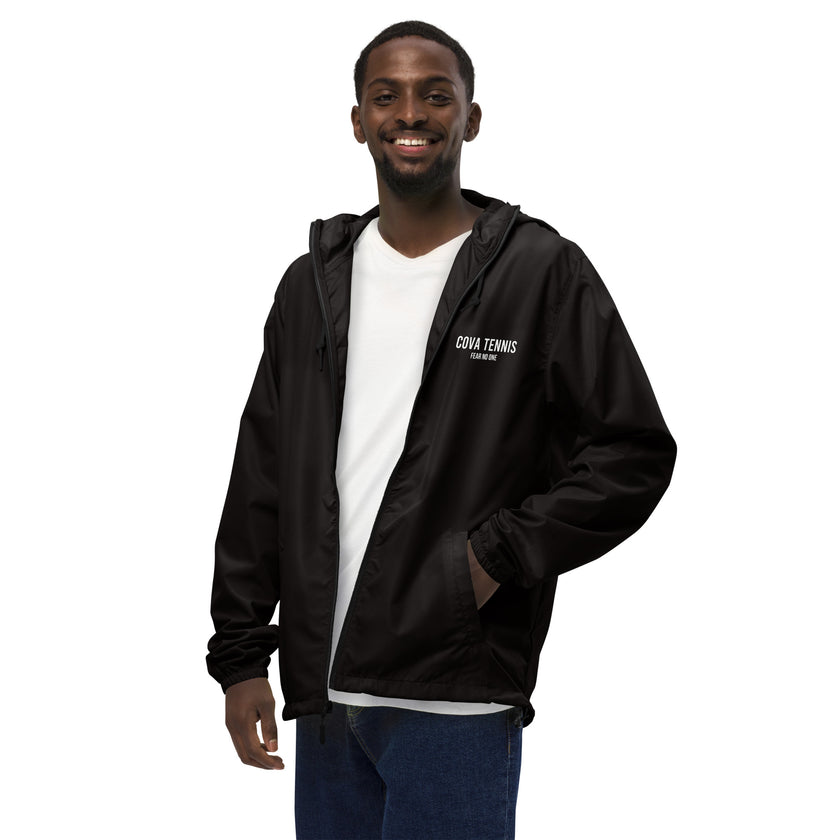 Fear No One CoVA Tennis Unisex lightweight zip up windbreaker