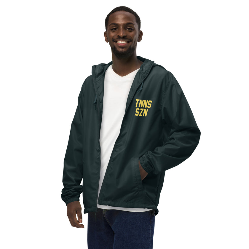 TNNS SZN Unisex lightweight zip up windbreaker by CoVA Tennis