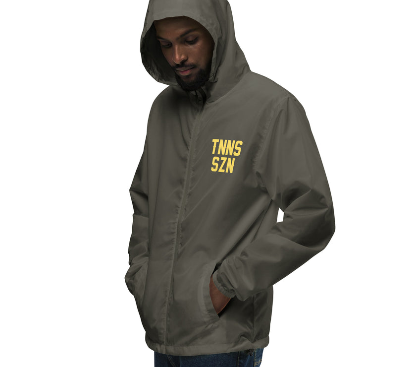 TNNS SZN Unisex lightweight zip up windbreaker by CoVA Tennis