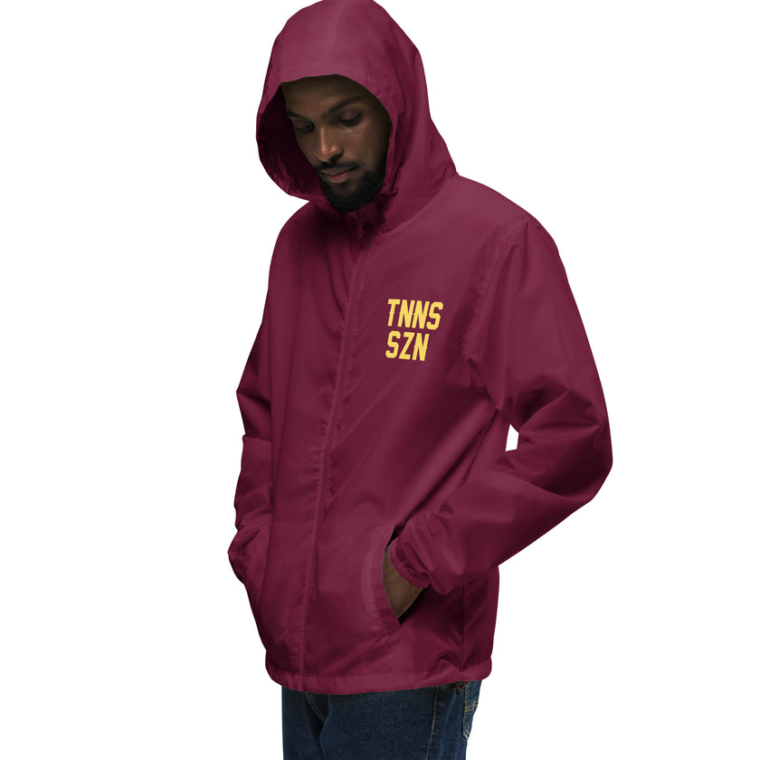 TNNS SZN Unisex lightweight zip up windbreaker by CoVA Tennis