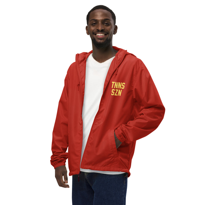 TNNS SZN Unisex lightweight zip up windbreaker by CoVA Tennis