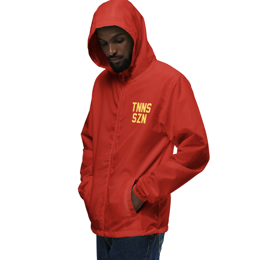 TNNS SZN Unisex lightweight zip up windbreaker by CoVA Tennis