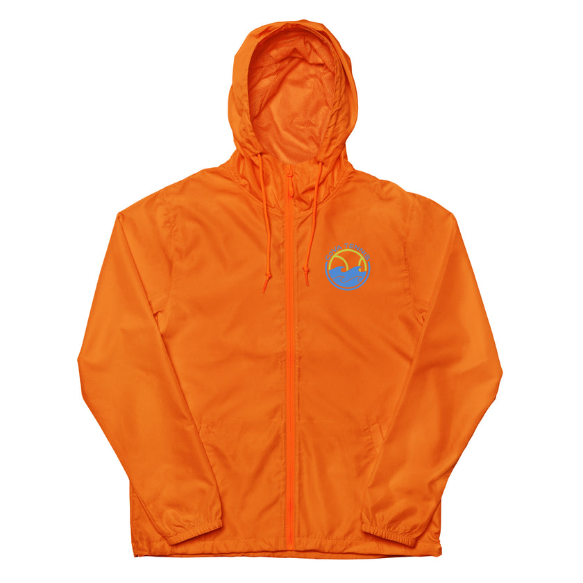 CoVA Tennis Ball & Waves Logo Unisex lightweight zip up windbreaker