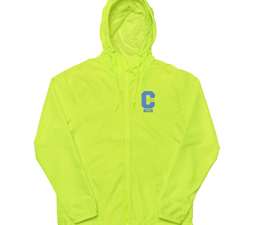 Varsity C CoVA Tennis Unisex lightweight zip up windbreaker