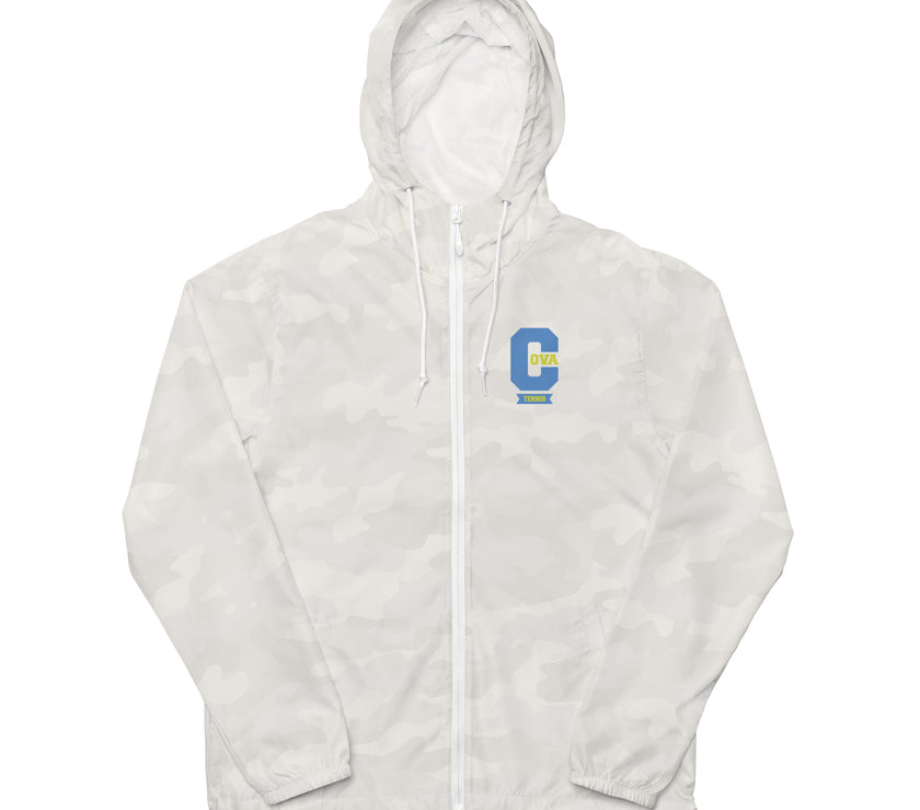 Varsity C CoVA Tennis Unisex lightweight zip up windbreaker