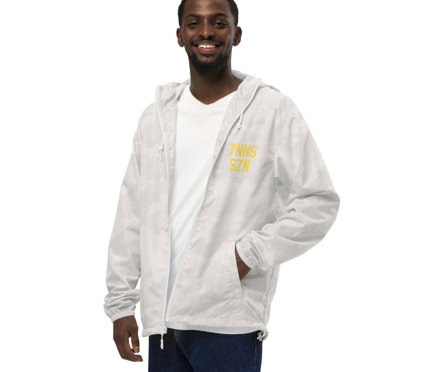 TNNS SZN Unisex lightweight zip up windbreaker by CoVA Tennis