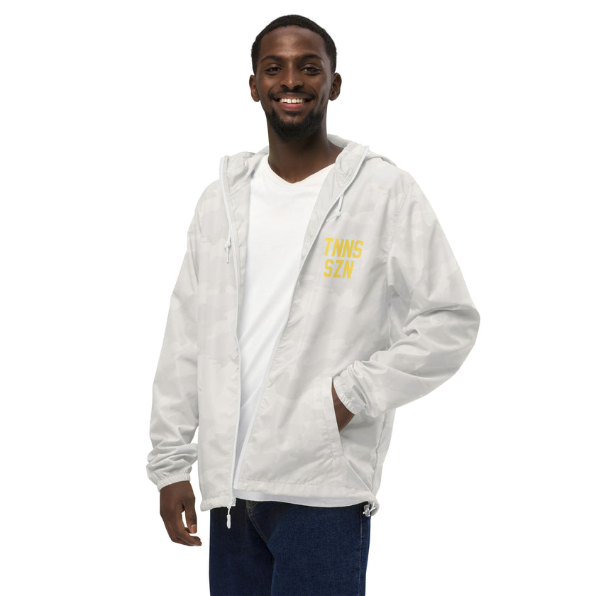 TNNS SZN Unisex lightweight zip up windbreaker by CoVA Tennis