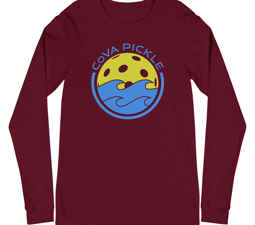 CoVA Pickle Ball & Waves Unisex Long Sleeve Tee