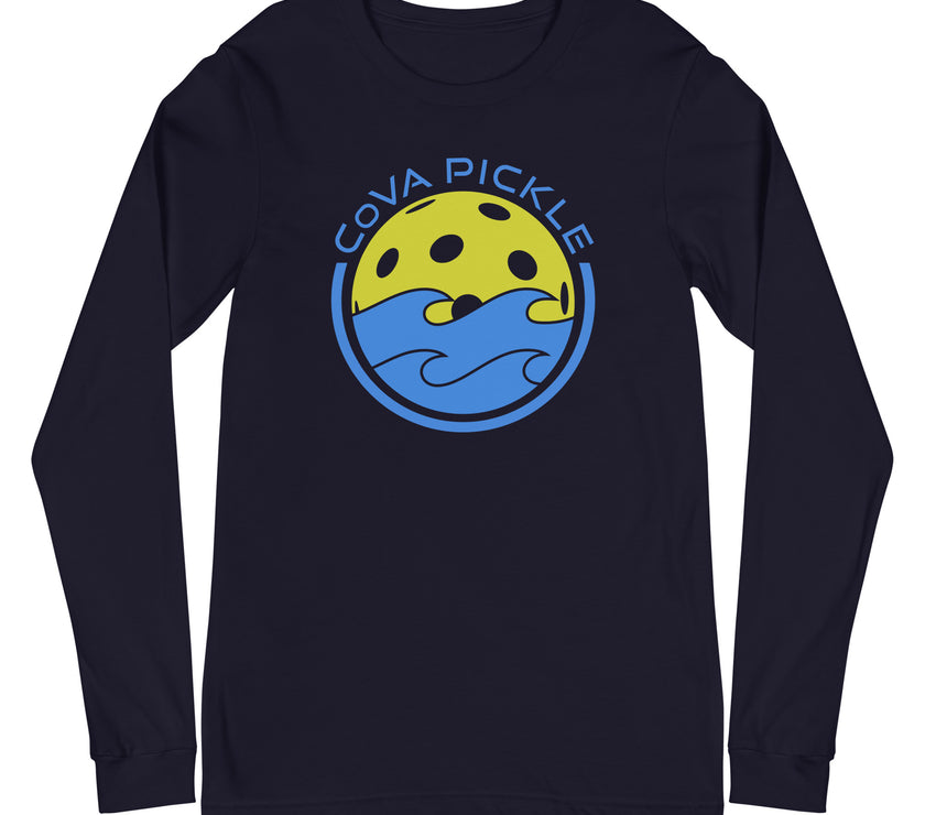 CoVA Pickle Ball & Waves Unisex Long Sleeve Tee