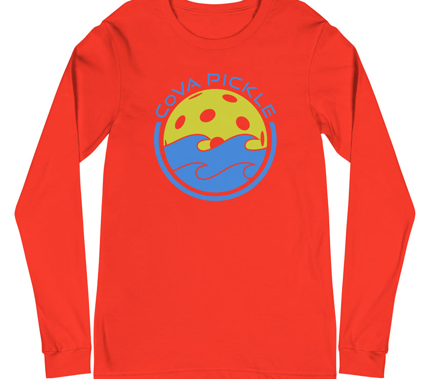 CoVA Pickle Ball & Waves Unisex Long Sleeve Tee