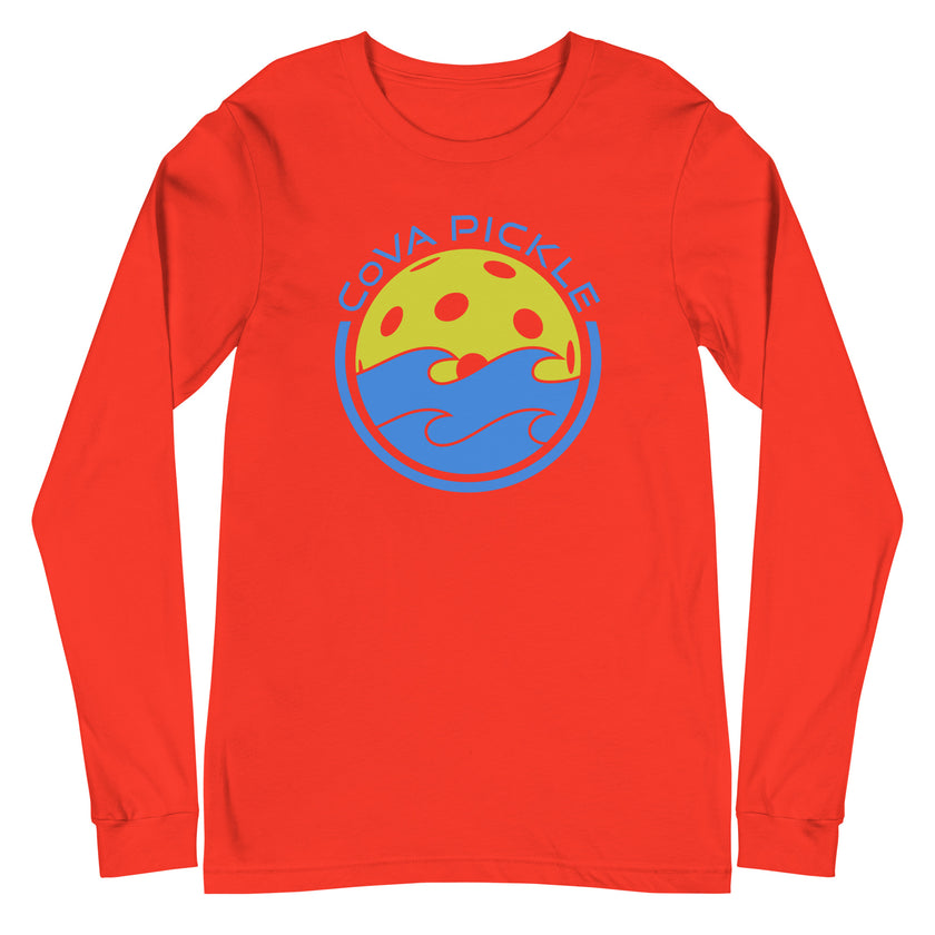 CoVA Pickle Ball & Waves Unisex Long Sleeve Tee