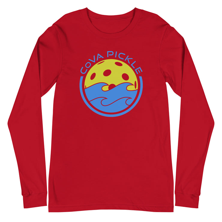 CoVA Pickle Ball & Waves Unisex Long Sleeve Tee