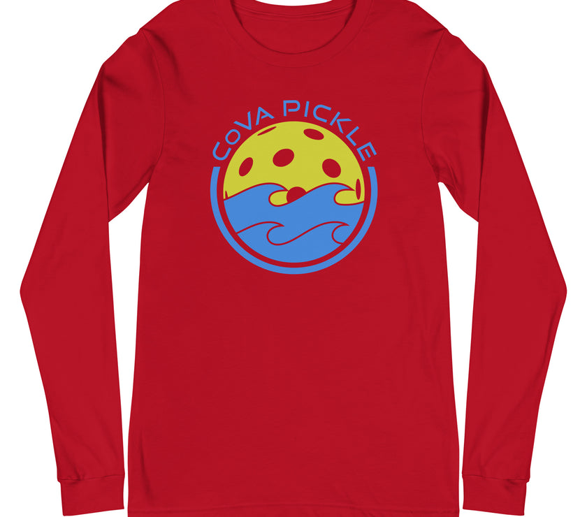 CoVA Pickle Ball & Waves Unisex Long Sleeve Tee