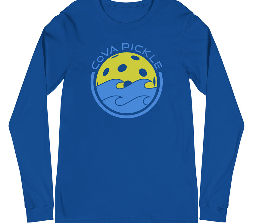 CoVA Pickle Ball & Waves Unisex Long Sleeve Tee