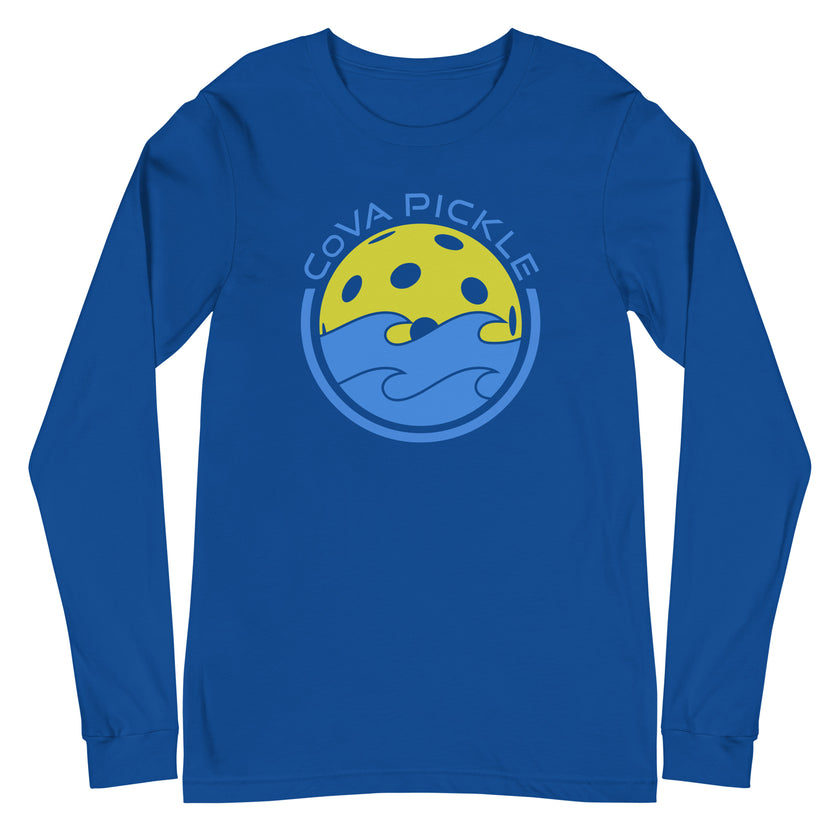 CoVA Pickle Ball & Waves Unisex Long Sleeve Tee