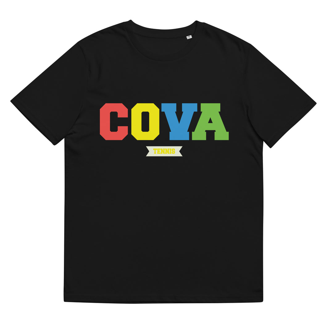 COVA Rainbow Unisex organic cotton t-shirt by CoVA Tennis