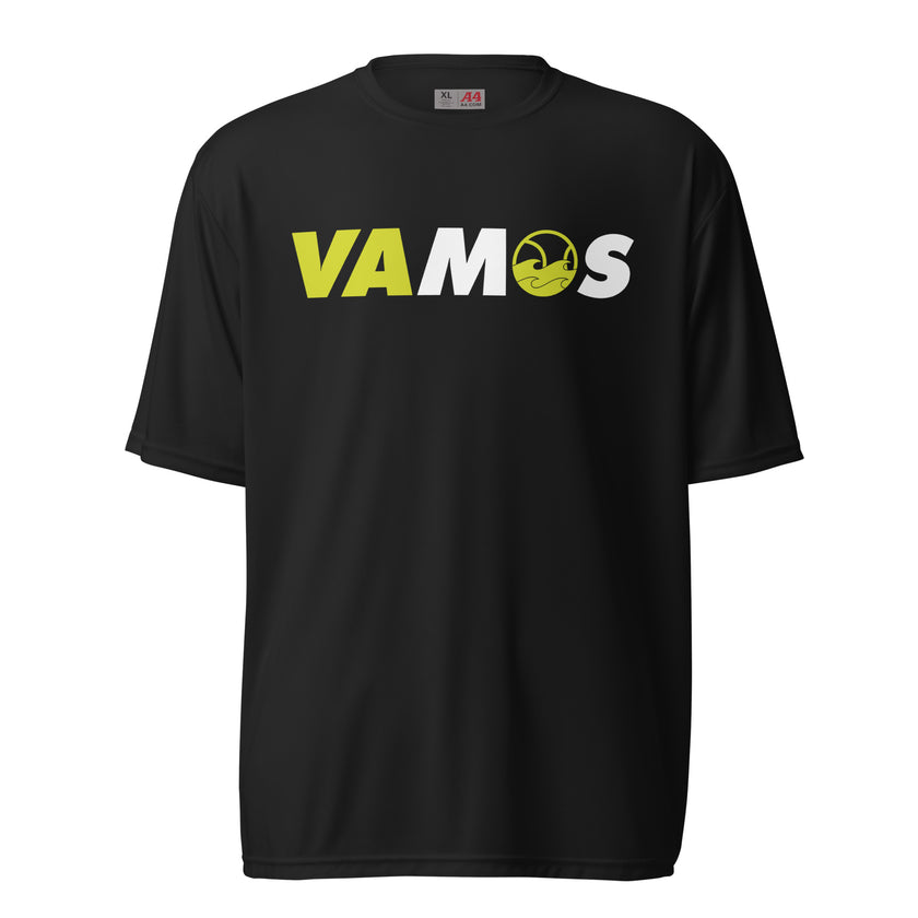 VAMOS | VA Let's Go! Unisex performance crew neck t-shirt by CoVA Tennis