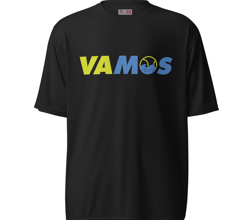 VAMOS | VA Let's Go! Unisex performance crew neck t-shirt by CoVA Tennis