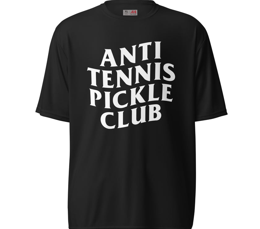 Anti Tennis Pickleball Club Unisex performance crew neck t-shirt