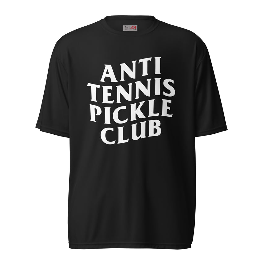 Anti Tennis Pickleball Club Unisex performance crew neck t-shirt