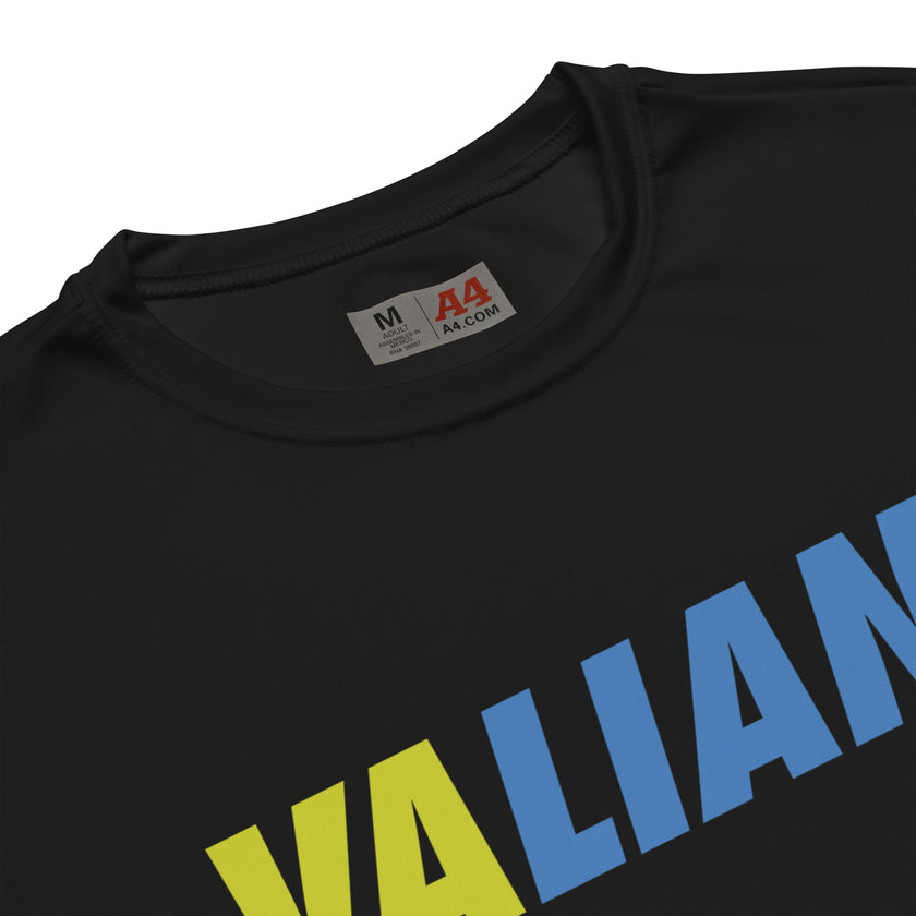 VALIANT by CoVA Tennis Unisex performance crew neck t-shirt