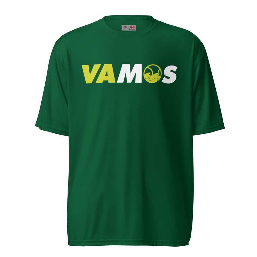 VAMOS | VA Let's Go! Unisex performance crew neck t-shirt by CoVA Tennis