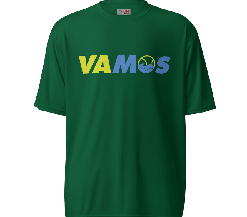 VAMOS | VA Let's Go! Unisex performance crew neck t-shirt by CoVA Tennis