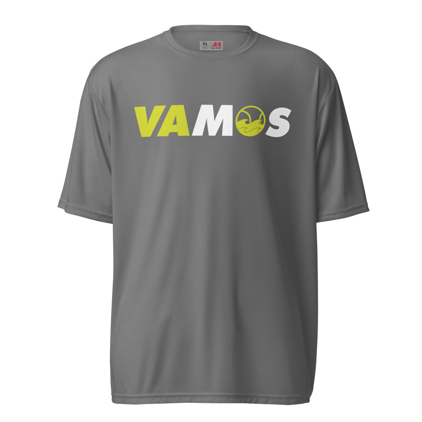 VAMOS | VA Let's Go! Unisex performance crew neck t-shirt by CoVA Tennis