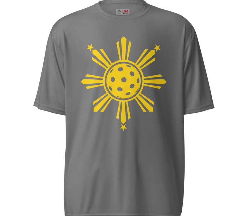 CoVA Pickleball Sun & Stars Unisex performance crew neck t-shirt