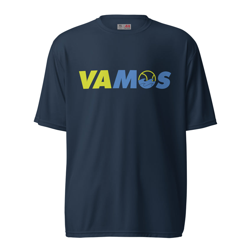 VAMOS | VA Let's Go! Unisex performance crew neck t-shirt by CoVA Tennis