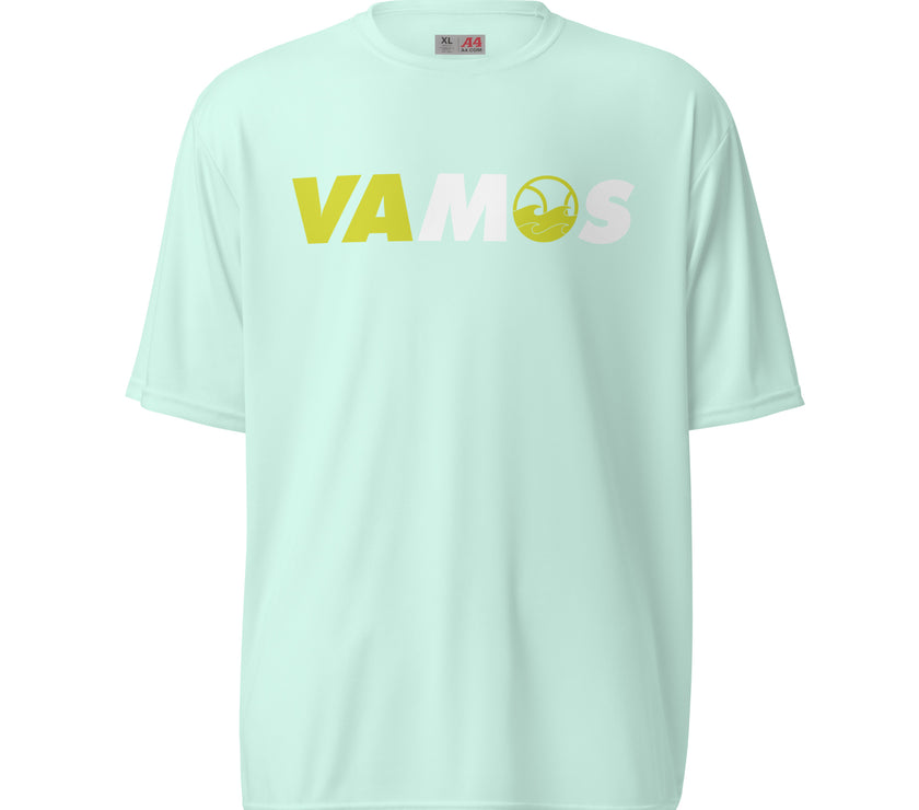 VAMOS | VA Let's Go! Unisex performance crew neck t-shirt by CoVA Tennis